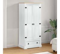 Wardrobe Corona 76X50X170 Cm Solid Wood Pine