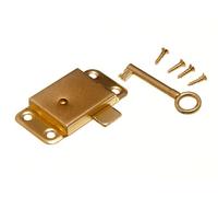Wardrobe/Cupboard Lock 63MM 2 1/2 INCH with Keys + Screws