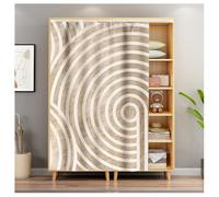 Wardrobe Curtains Shelf Privacy Noren Wall Panel Door Cover Closet Fabric Drapes for Shoe Racks Bookshelves 80x80cm Enhance Privacy & Style in Your Space