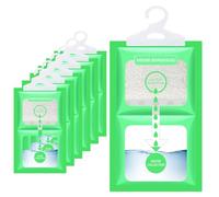 Wardrobe Dehumidifier Bag 6 Pack Moisture Absorbers, Hanging Interior Ideal to Stop Damp & Condensation for Wardrobe, Cupboard, Home, Kitchen, Garage, Bedroom, Caravan, Office, Basement - 600G Total