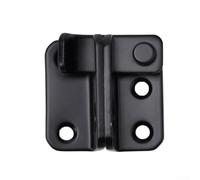 Wardrobe Door Bolt Latch Stainless Steel Black Safety Lock No Punching Installation Explosion Proof For Cabinet Drawer Small Left(Small Left)