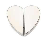 Wardrobe Door Closing Magnets - Magnetic Buttons | Therapeutic Buckle in Magnetic Heart | Double Side Double-Sided Double Sided Clips Clip