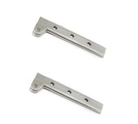 Wardrobe Door Hinges 2 Pieces of Thickened Chicken Beak Hinge Qianqiu Hinge Seven-Character Hinge One-Word Rotating Shaft Grinding Core Hinge Chicken Beak Hinge 10.0 * 1.5 * 0.26Cm