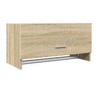 Wardrobe Engineered Wood Cabinet Hanger Clothes Organiser Multi Colours vidaXL