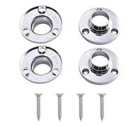 Wardrobe Flange Connectors Corrosions Resistant Closet Flange Connectors Wardrobe Joint for Long Service Stability Closet Rod Connector