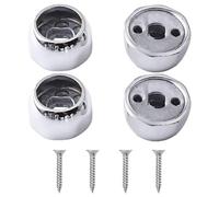Wardrobe Flange Connectors Corrosions Resistant Closet Flange Connectors Wardrobe Joint for Long Service Stability Fashionable Fixtures