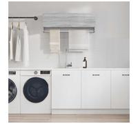 Wardrobe Grey Sonoma 100x32.5x35cm Engineered Wood Wall-Mounted Storage Drawers