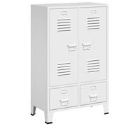Wardrobe Metal Industrial Style Home Organiser Furniture Multi Colours vidaXL
