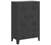 Wardrobe Metal Industrial Style Home Organiser Furniture Multi Colours vidaXL