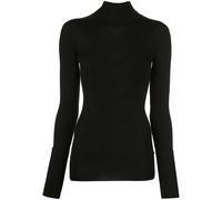 WARDROBE.NYC x The Woolmark Company Release 05 roll-neck ribbed jumper - Black M