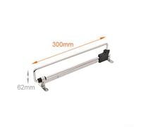Wardrobe Pull Out Clothes Hanger Rail Extending Rack Storage Holder Organizer with Heavy Duty Sliding Bars, for Wardrobes, Cabinets, and Bathroom Use (12 Inch)