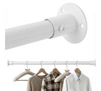 Wardrobe Rail, 45 to 130CM Heavy Duty Extendable Clothes Rod