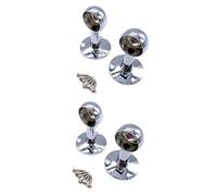 Wardrobe Rail Drop End Bracket Suit 25mm Diameter Rail Polished Chrome - Pack of 4