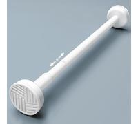 Wardrobe Rail No Drilling Tension Rod For Closet, Detachable Wardrobe Extender Hanging Bar, Adjustable Clothing Hanger Telescopic Pole For Laundry RV Hotel(White,35-50 cm (1.1-1.6 ft))