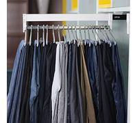 Wardrobe RailWardrobe Clothes Hanger Rod,Extendable Closet Rod,Wardrobe Clothing Rail,Closet Organizer Rack for Pants/Coat/Scarves (Size : 550mm/21.6inch)