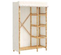 Wardrobe Room Cupboard Closet Clothes Storage Organiser Armoire Bamboo vidaXL