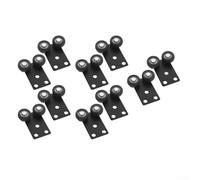 Wardrobe Sliding Door Rollers Heavy Duty Iron And Nylon Construction For Smooth Cabinet Door Operation(10PCS)