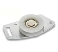 Wardrobe Sliding Door Track Gear System Kit - MITO - 2000mm, 2500mm or 3000mm (1x Lower Rollers)