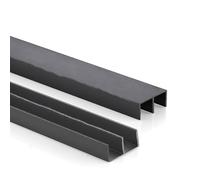 Wardrobe Sliding Door Track Hardware Kit, 2 Track Aluminum Rails with Pulley Program for Sliding Cabinet/Closet Door Track，Sliding Glass Door Track Repair(180cm)