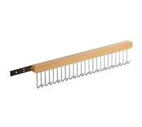 Wardrobe Sliding Rack - Clothes Hanger for Closet | Multifunctional Pull Out Hook Rack, Wardrobe Sliding Rack Entryway Coat Hanger, Space Saving Closet Rod for Ties, Scarves, Underwear