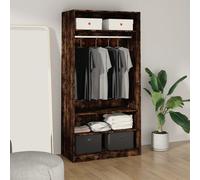 Vidaxl Wardrobe Smoked Oak 100X50X200 Cm Engineered Wood