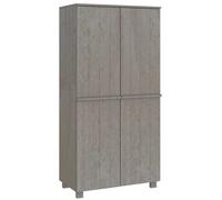 Wardrobe Solid Wood Pine Wooden Closet Armoire Cabinet Multi Colours vidaXL