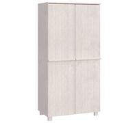 Wardrobe Solid Wood Pine Wooden Closet Armoire Cabinet Multi Colours vidaXL