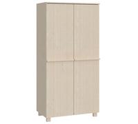 Wardrobe Solid Wood Pine Wooden Closet Armoire Cabinet Multi Colours vidaXL