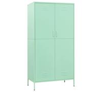Vidaxl Wardrobe Anthracite 90X50X180 Cm Steel Wardrobes