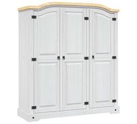 Wardrobe Storage Cupboard Cabinet Mexican Pine Corona Range 3 Doors vidaXL