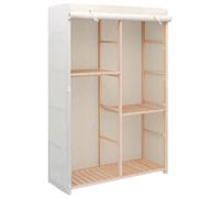 vidaXL 3-Tier Clothes Wardrobe 110x40x170cm Closet Storage Organiser Cabinet