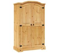 Vidaxl Wardrobe Mexican Pine Corona Range 2 Doors, Brown