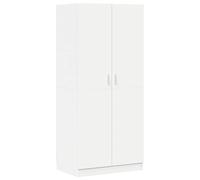 vidaXL Wardrobe White 80x52x180 cm Engineered Wood