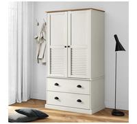 Wardrobe Closet Clothes Wooden Storage Organiser VIGO Solid Wood Pine vidaXL
