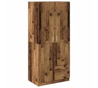 Svvalka Wardrobe Old Wood 80x52x180 cm Engineered Wood