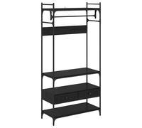 Wardrobe with Drawers Closet Clothes Storage Cabinet Engineered Wood vidaXL