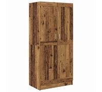 Wardrobe with Shelf with Storage with Door Engineered Wood Bedroom Home vidaXL