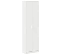 Vidaxl Wardrobe With Shelf White 55 X 25 X 189 Cm Engineered Wood