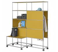 Wardrobe with wheels USM Haller Gold Yellow - USM LOOK BOOK 88_25