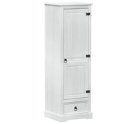 vidaXL Wardrobes with Drawer White 55 x 50 x 170 cm Solid Pine Wood