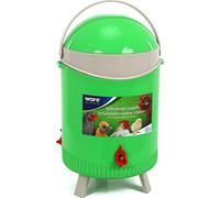 WARE MANUFACTURING Insulated Sideways Sipper, 1.2 Gallon, Chicken Backyard Poultry Waterer with 3 Nipples