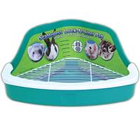 Ware Manufacturing Plastic Scatterless Lock-N-Litter Small Pet Pan (Colors May Vary)