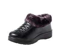 Warehouse Clearance Bargains Sale Snow Boots Women Women's Boots Winter Warm Low Top Velvet Thick Cotton Shoes Fashion Snow Boots Winter Boots for Women UK Bargains of The Day Sale (Black, 4.5)