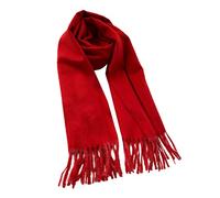 warehouse deals clearance returns Oriental Scarf Winter Red Kint Feel Shawls Ladies Light Scarf Warm Scarves Womens Long Shawl Large Scarves Knit Tassel Scarf ladies scarfs silk scarves for women