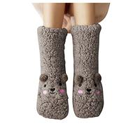 warehouse deals clearance returns Thermal Socks Women Non slip Slippers Sleeping Women's Warm Floor Thicken Warm Ladies Socks Long/Short Socks Funny Xmas Gifts warm socks womens 4-7