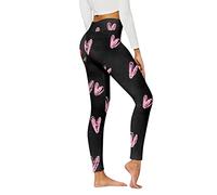 warehouse deals clearance returns Women Leggings Womens Leggings Valentine Day Cute Print Casual Comfortable Home Leggings Boot Pants Stretchy Leggings Thick Leggings womens gym leggings