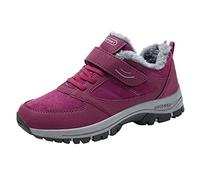 warehouse deals clearance Womens Waterproof Boots Snow Boots Lace Up Water-Resistant Walking Boots Warm Fur Lined Cowgirl Boots Casual Non Slip Safety Boots ladies waterproof walking boots