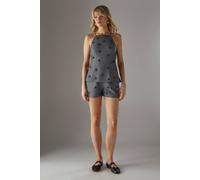 Warehouse Embellished Tailored Shorts In Grey grey