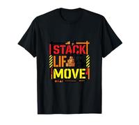 Warehouse Logistics Forklift Worker Design T-Shirt