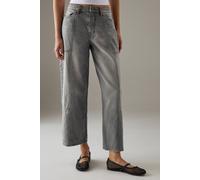 Warehouse Low Waist Denim Jeans With Seam Details In Grey grey 12